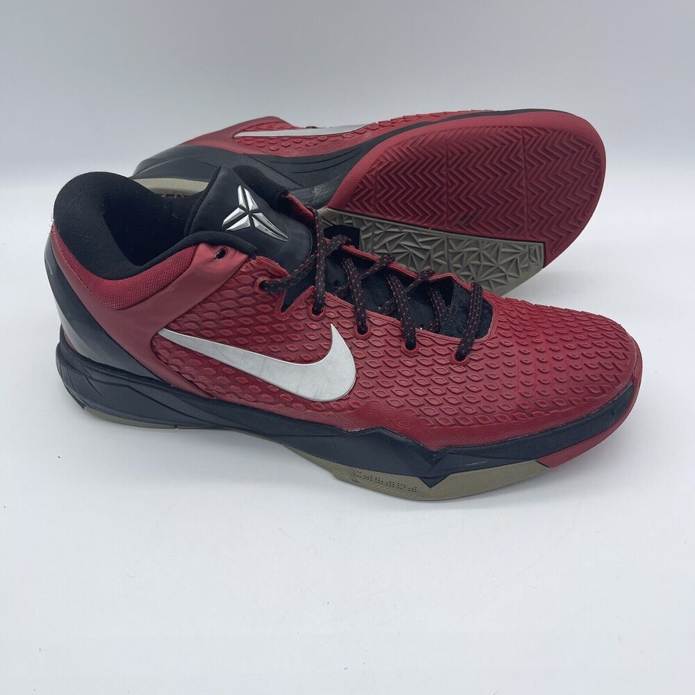 Nike Zoom Kobe 7 System TB Men's Size 12.5 Basketball Shoes 517359-600 Red/Black - Picture 2 of 10